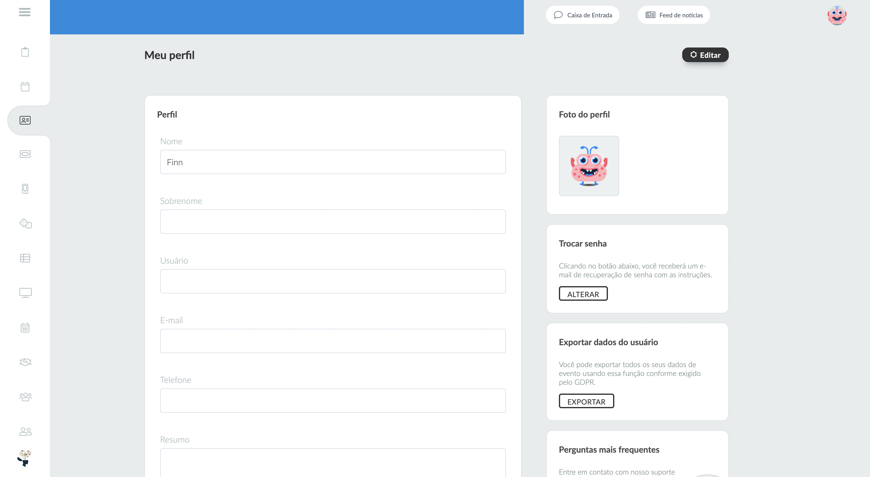 aba minha conta do virtual lobby