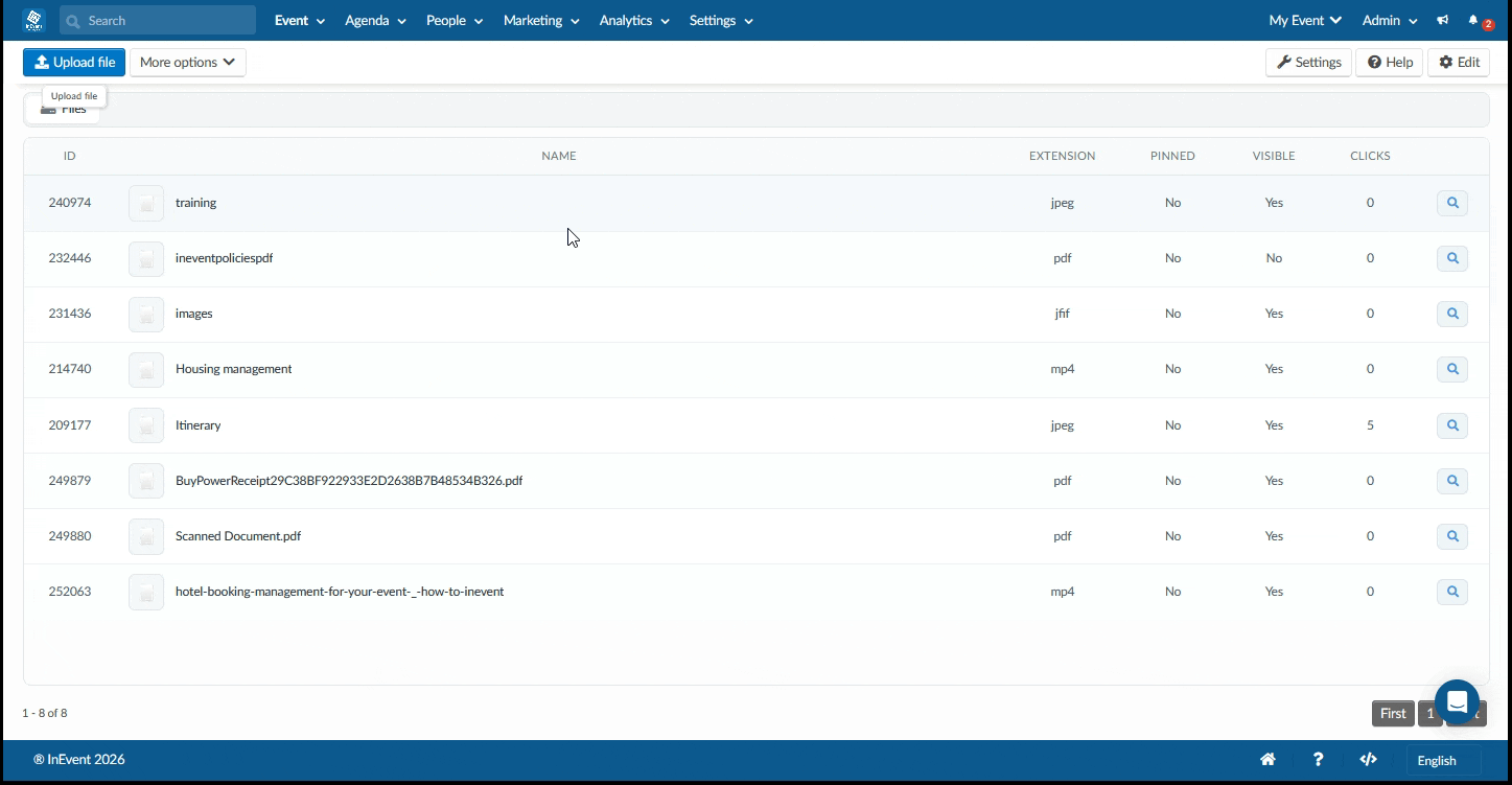 Adding Files from Platform