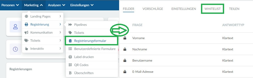 How to add whitelisted domains