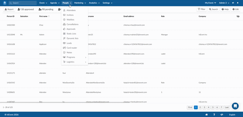 Automated report