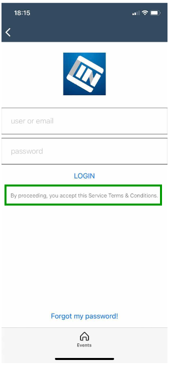 terms and conditions app