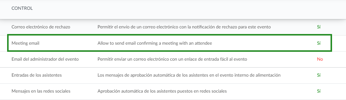 notificar a los participantes sobre sus reuniones a través del correo