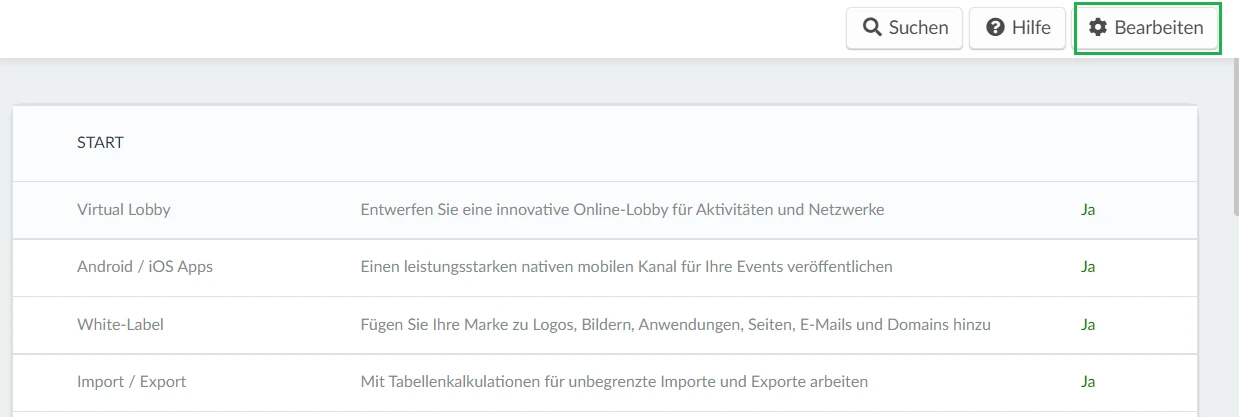 Aktivieren und Deaktivieren von Tools