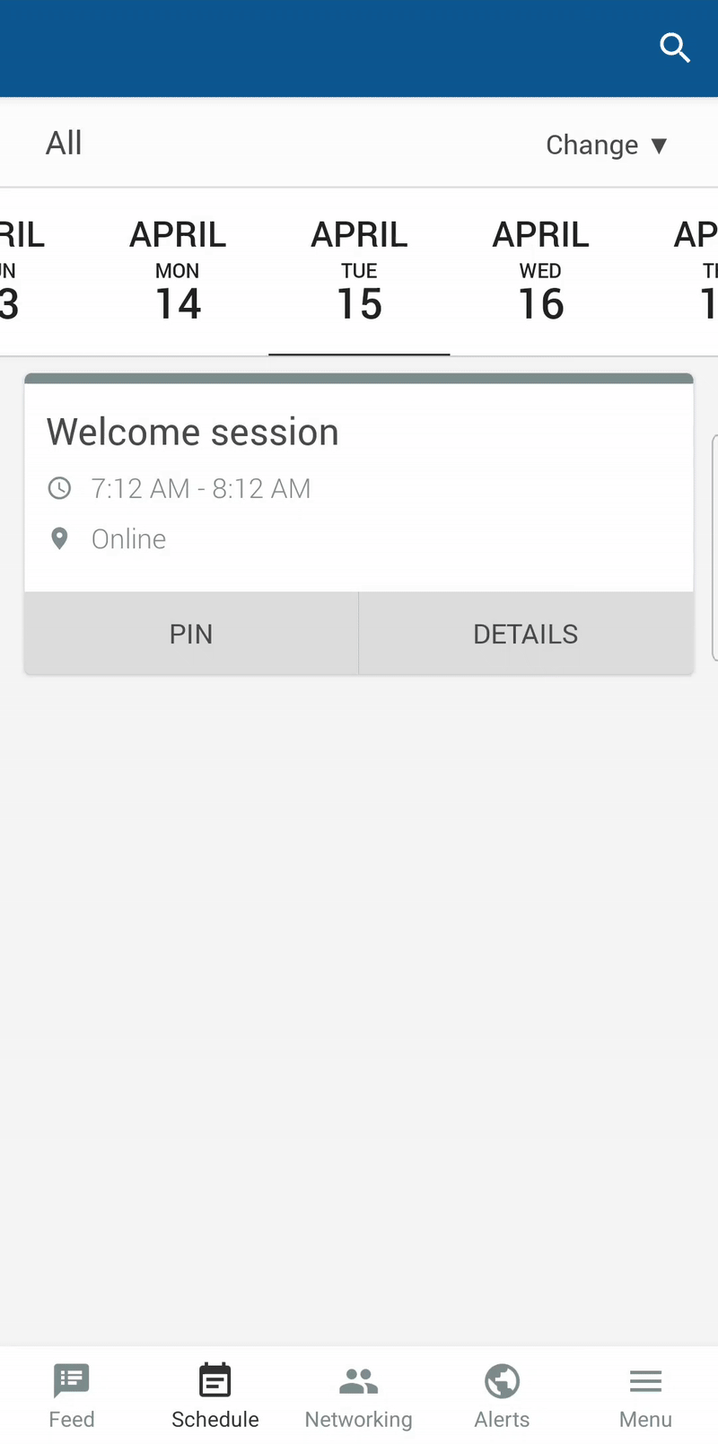Pin activity notification