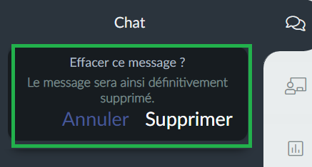 Comment supprimer un message