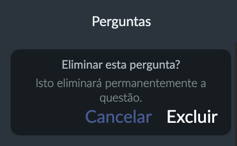 Captura de tela: Como extrair uma pergunta dentro da sessão