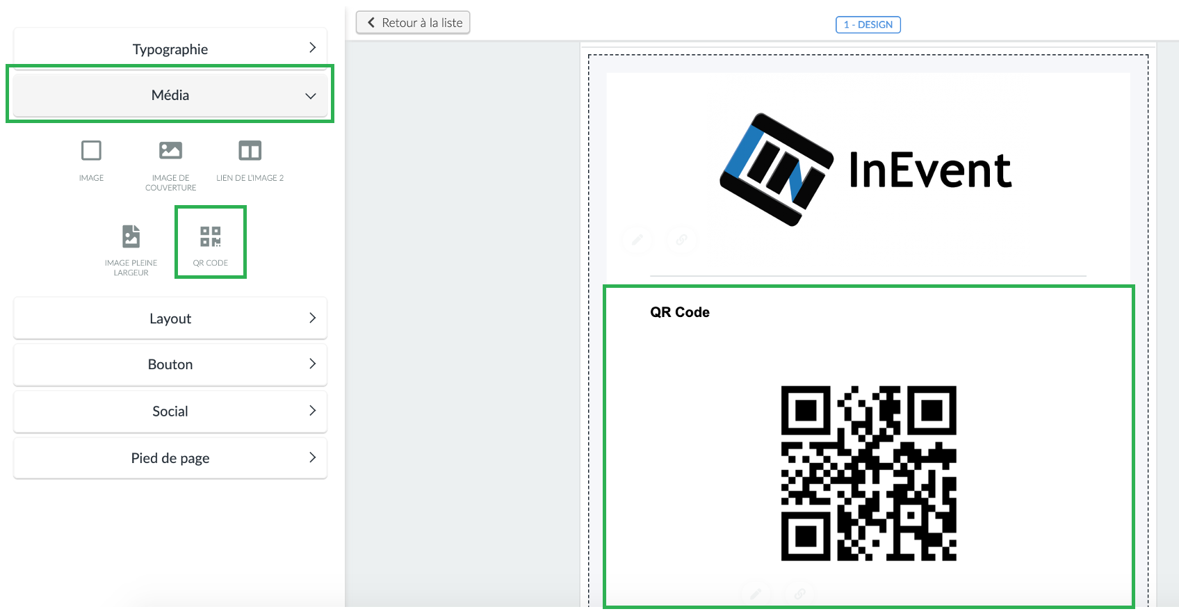 Comment placer le code QR dans le courriel