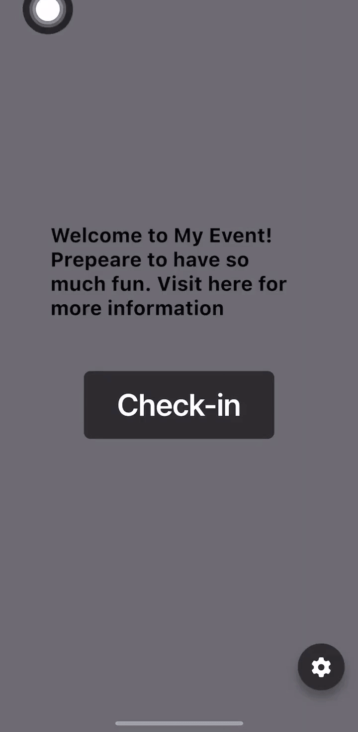 Editing attendee details in kiosk app