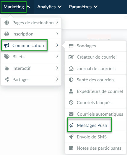 Messages Push