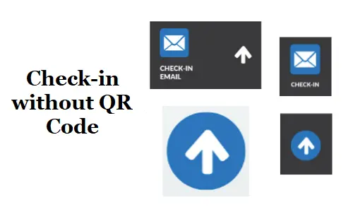 Image showing check in without QR code