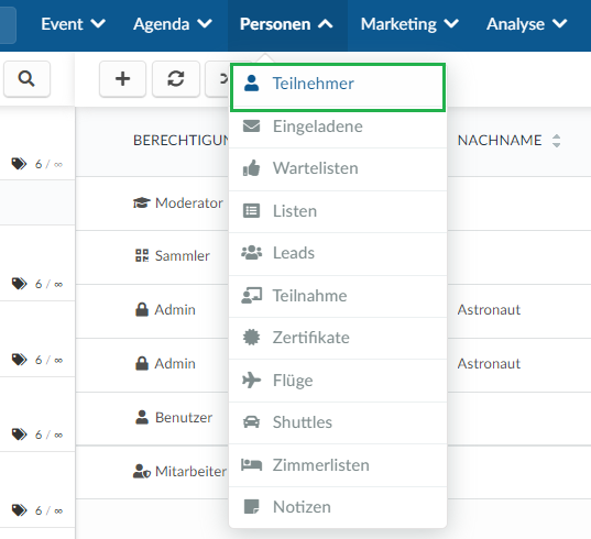 How to add event admins