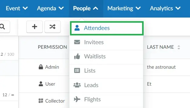 How to add event admins