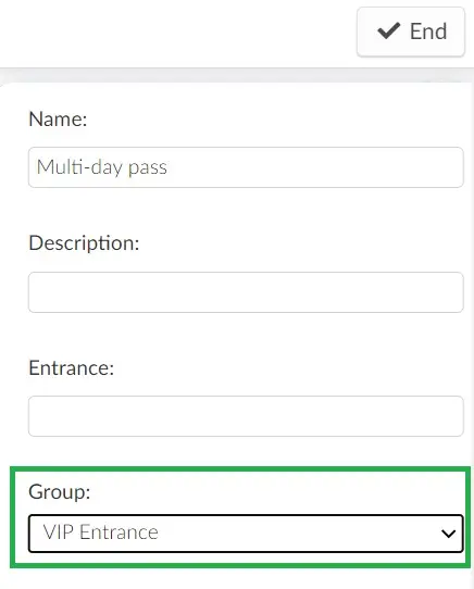 Add Ticket to Group