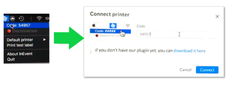 Connect printer.