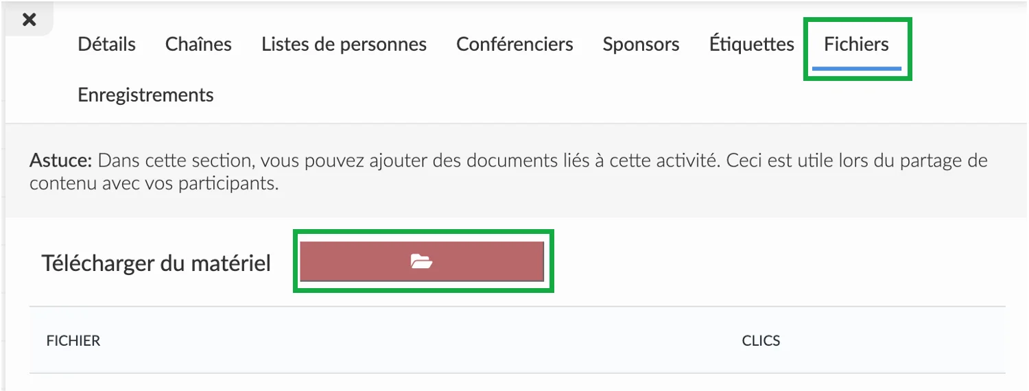 comment ajouter un fichier dans une activité