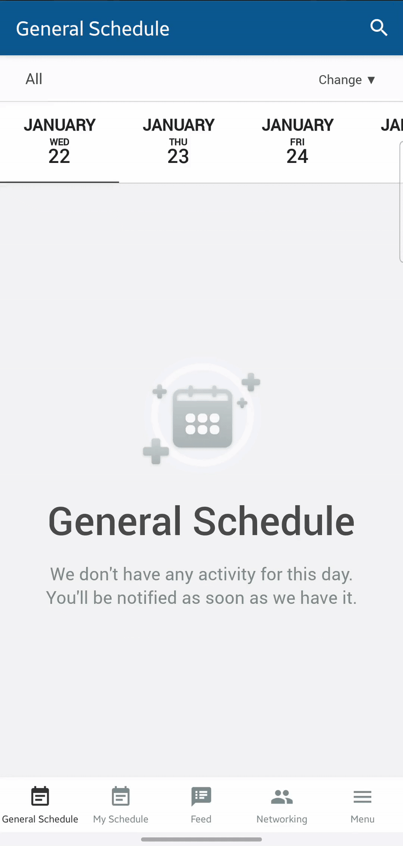 GIF showing app language switcher