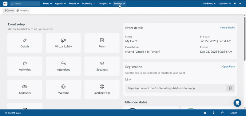 Entry tab