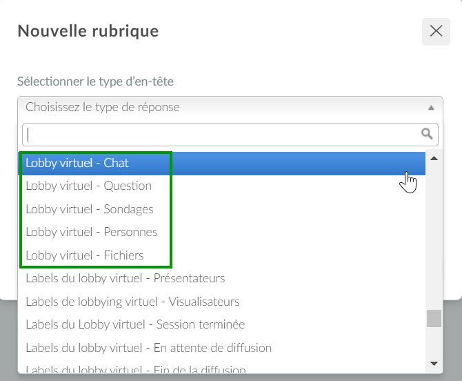 VL en-tête