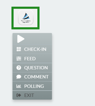  change the presentation of what is being displayed by clicking on the company logo in the upper left corner