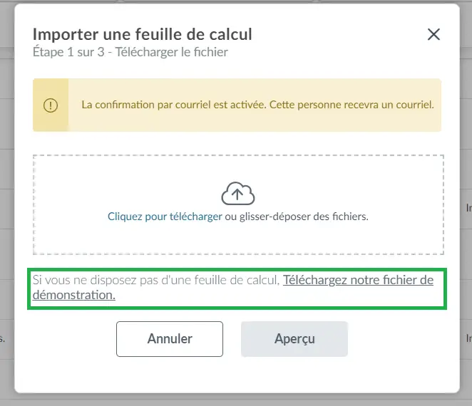 Télécharger notre fichier de démonstration