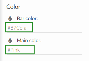 Website > Color > hex code
