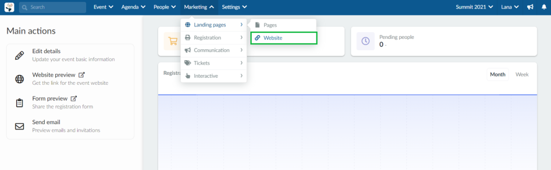 How do I customize my website?