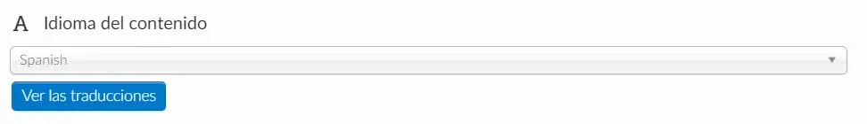Idioma del contenido