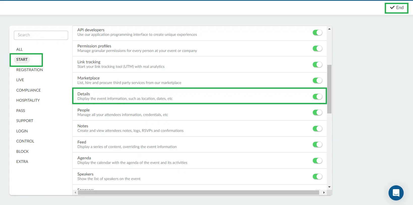 Settings > Tools > Details