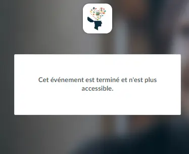 L'événément est terminé