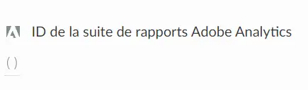 ID de la suite de rapports Adobe Analytics