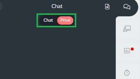 Chat privé