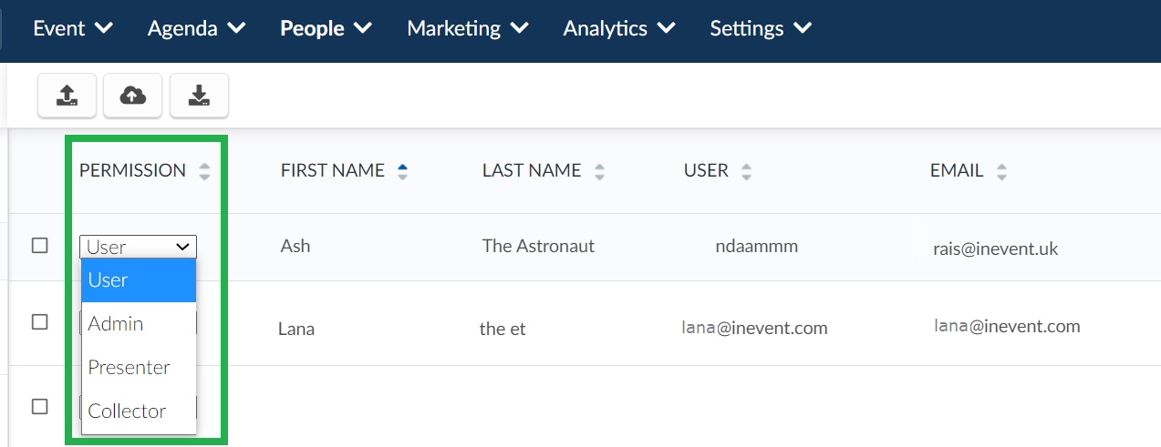 Changing permissions