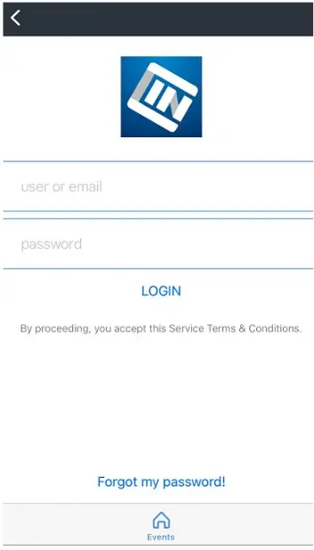 login via app