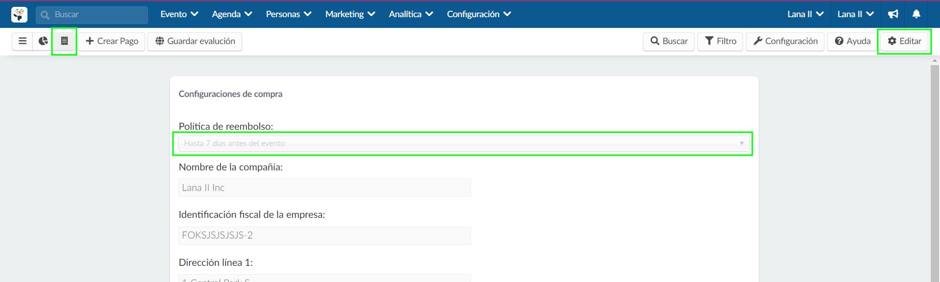 Politicas de reembolso