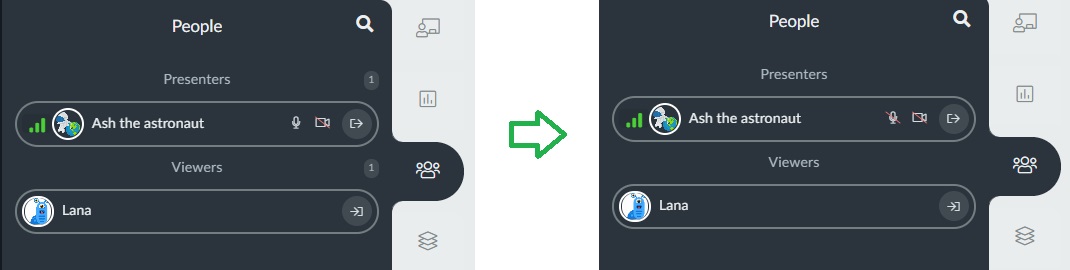 Hiding counting label under the People tab