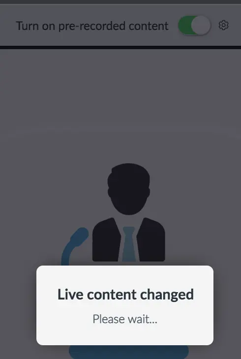 Live content has changed