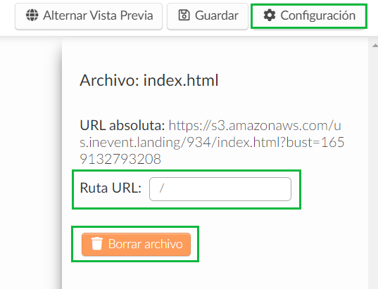 Cómo editar o eliminar un archivo