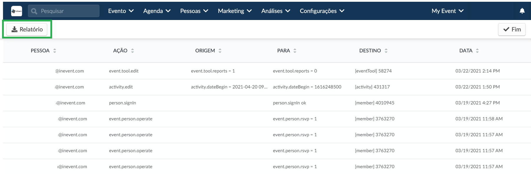 Como gerar um relatório para download