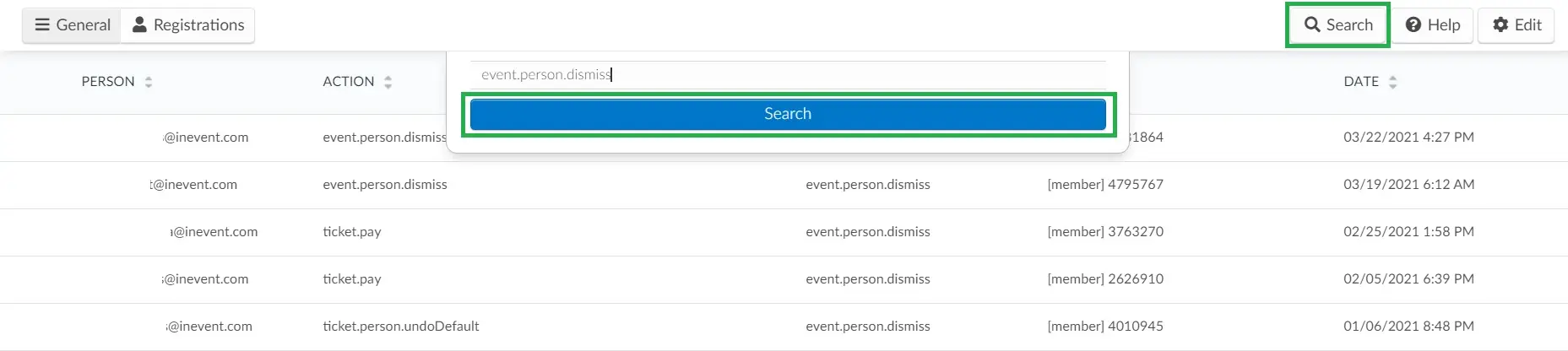 Screenshot showing a spreadsheet import interface