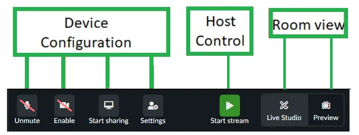 Speaker Control bar