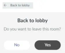 Back to Lobby