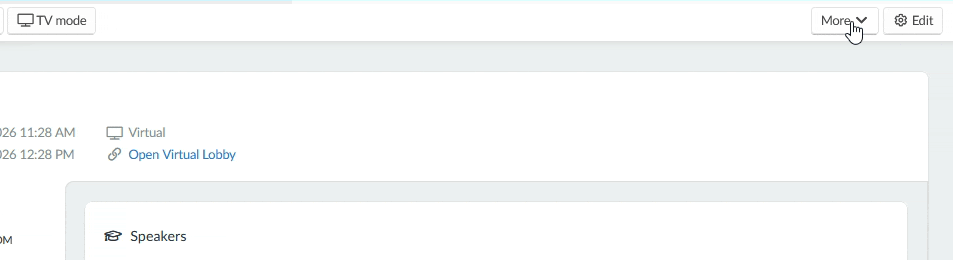 Image showing the settings pop-up with the relevant tools of the Activities page
