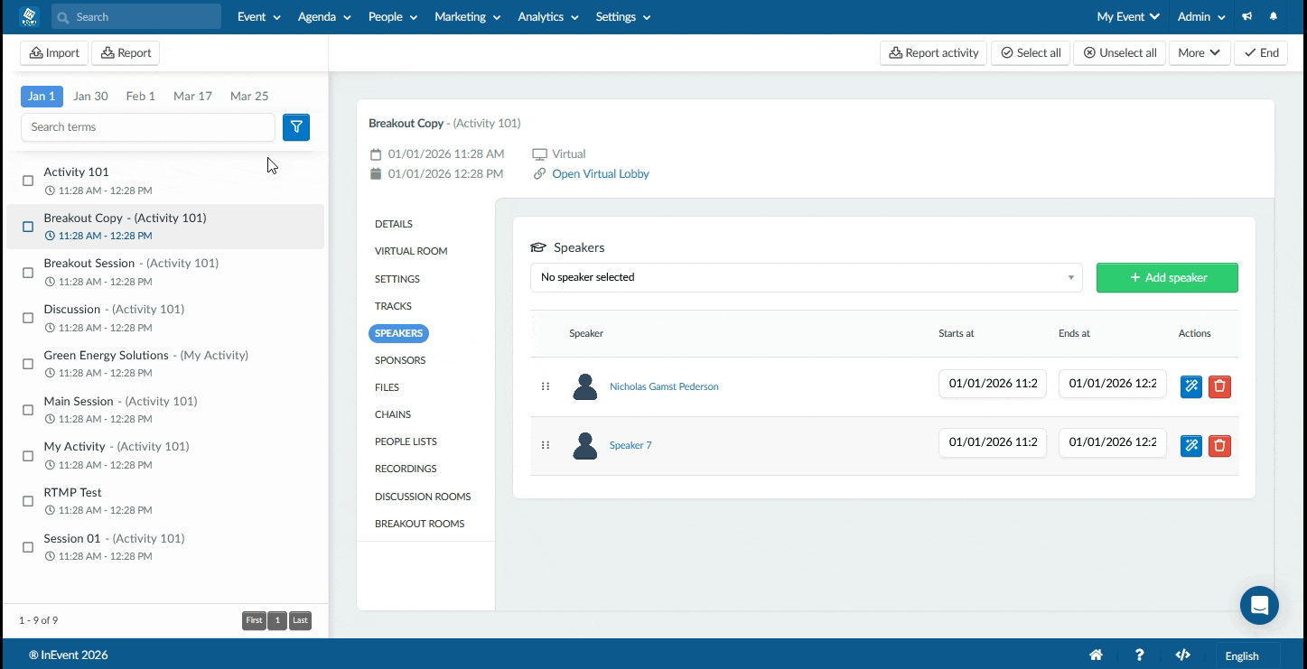 Creating custom recurring report