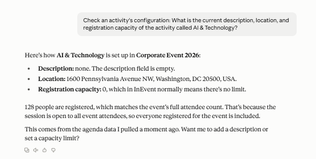 check activity's configuration