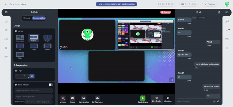 add video at the Live Studio