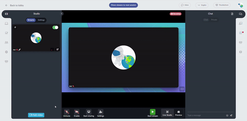 gif showing how to remove a video from the library