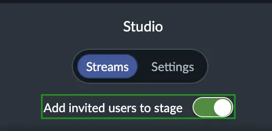 Image showing the add invited users to stage 