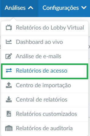 Relatórios de acesso