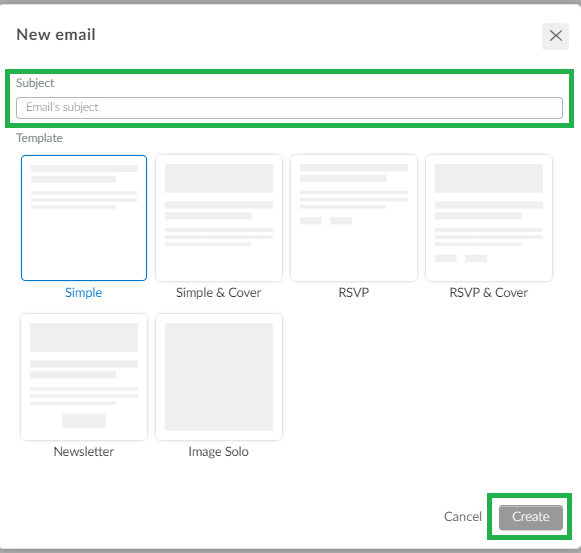 Screenshot +new email