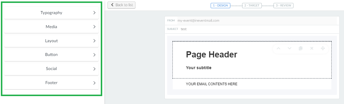 Screenshot + new email first step